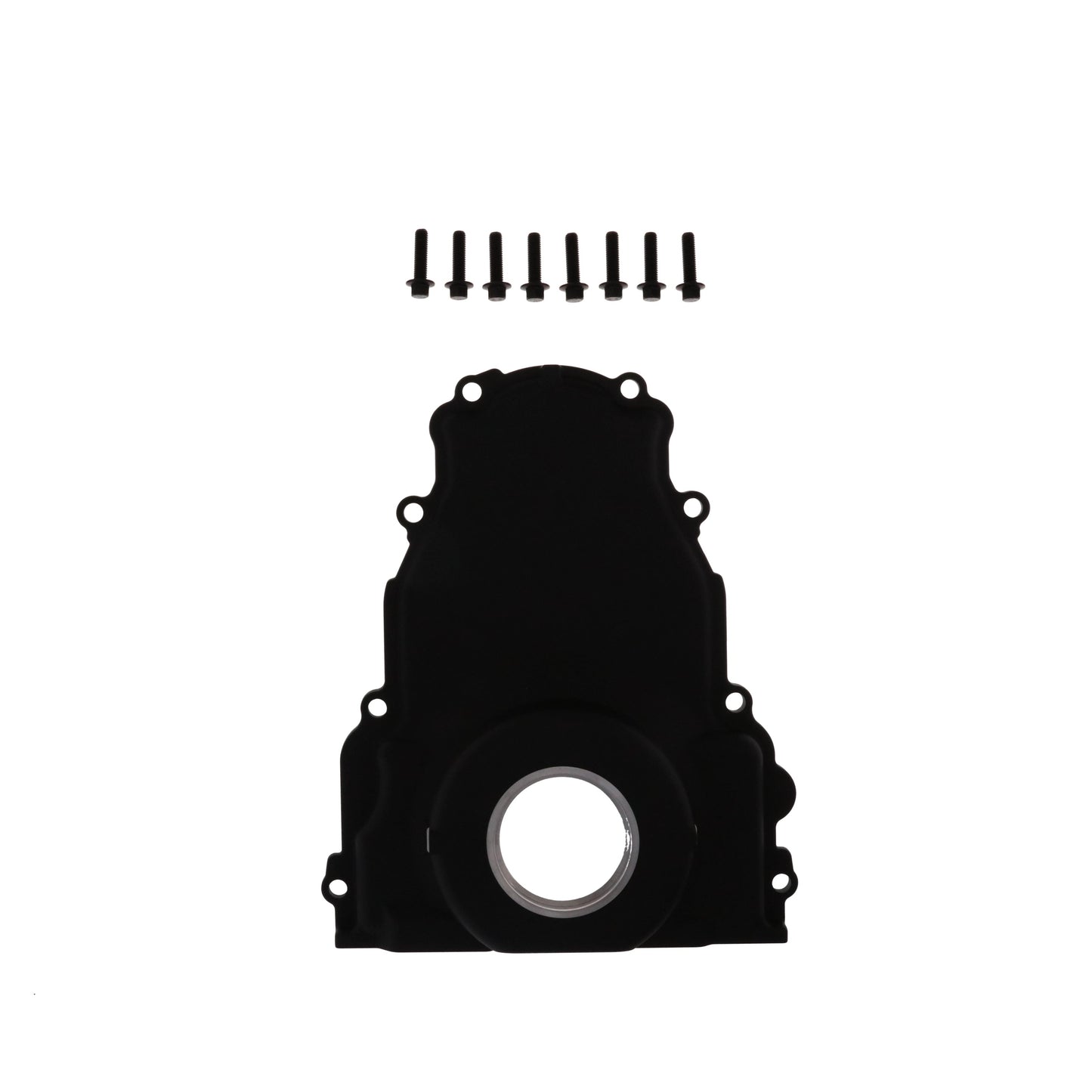 GM LS1/LS6 Black Aluminum One-piece Timing Cover w/ Hardware