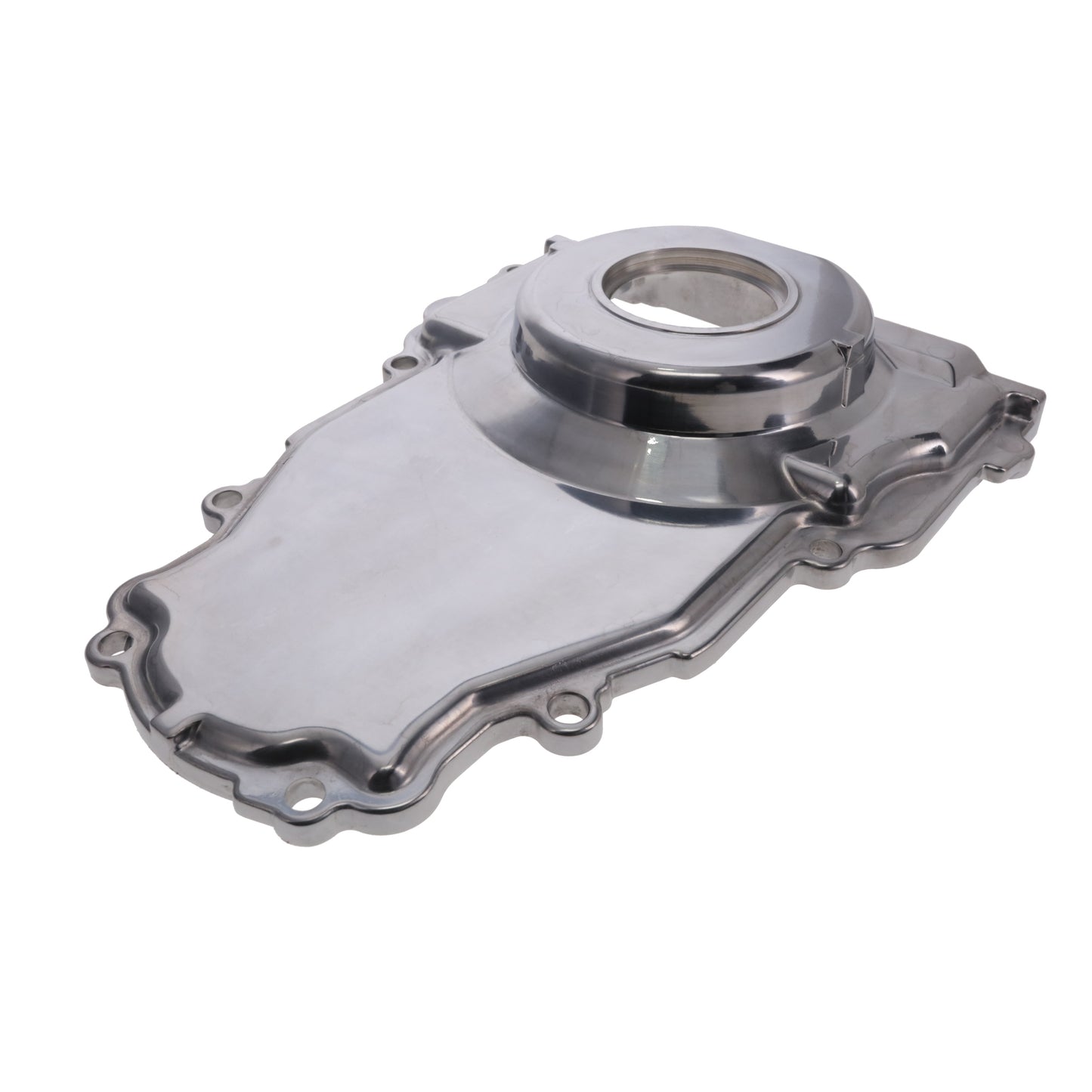 GM LS1/LS6 Polished Aluminum One-piece Timing Cover w/ Hardware