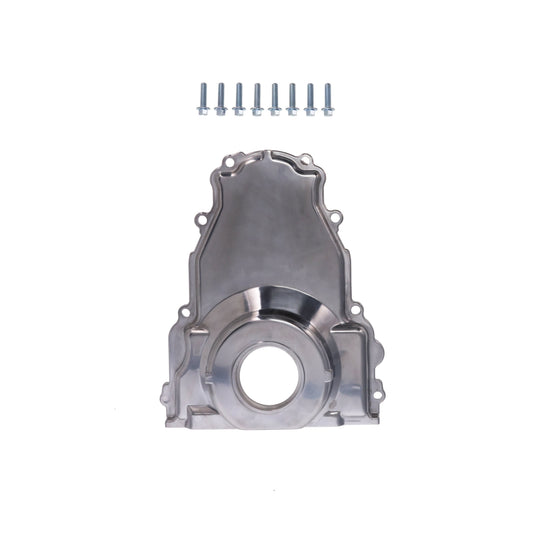 GM LS1/LS6 Polished Aluminum One-piece Timing Cover w/ Hardware