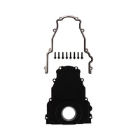 GM LS1/LS6 Black Aluminum One-piece Timing Cover w/ Hardware