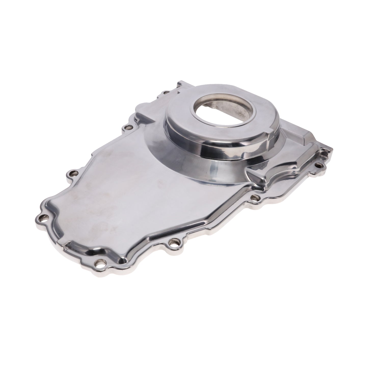 GM LS1/LS6 Polished Aluminum One-piece Timing Cover w/ Hardware