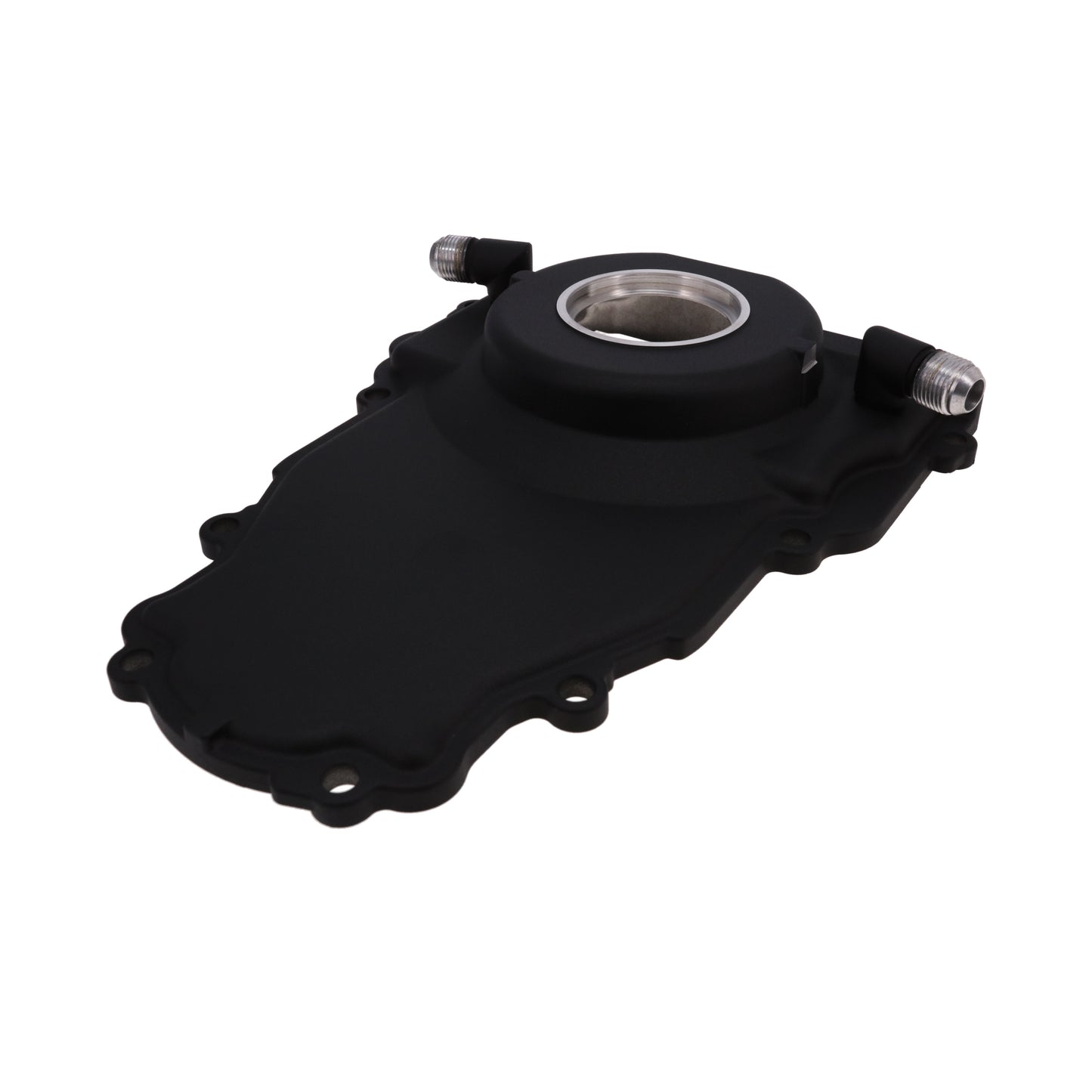 GM LS1/LS6 Black Aluminum One-piece Timing Cover w/ Hardware