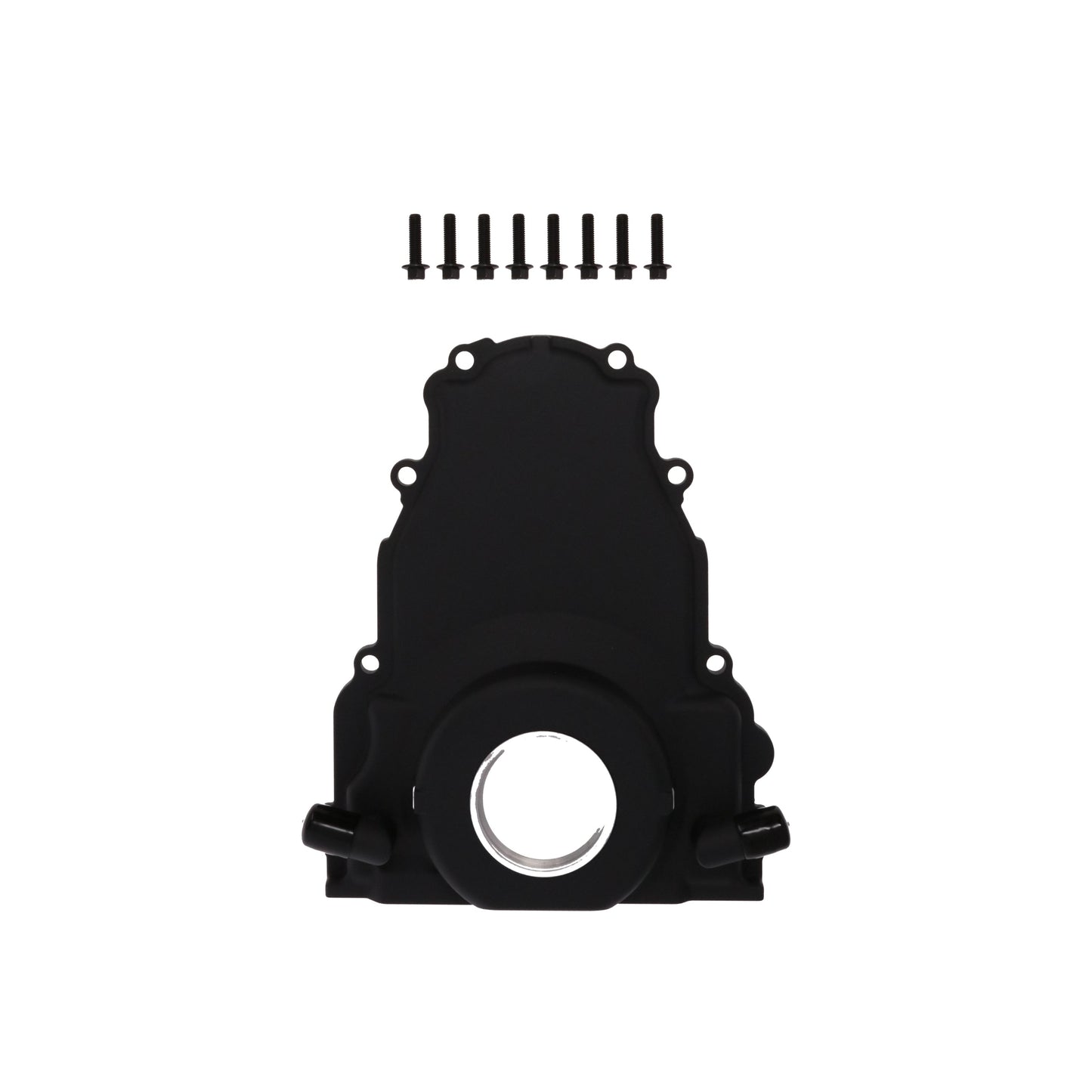 GM LS1/LS6 Black Aluminum One-piece Timing Cover w/ Hardware