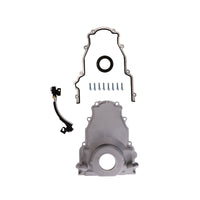 GM LS2/LS3 Satin Aluminum One-piece Timing Cover w/ Gasket & Crank Seal & Hardware