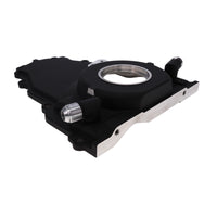 GM LS2/LS3 Black Aluminum One-piece Timing Cover w/ Hardware & Cam Sensor Provision