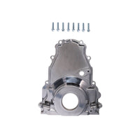 GM LS2/LS3 Polished Aluminum One-piece Timing Cover w/ Hardware & Cam Sensor Provision