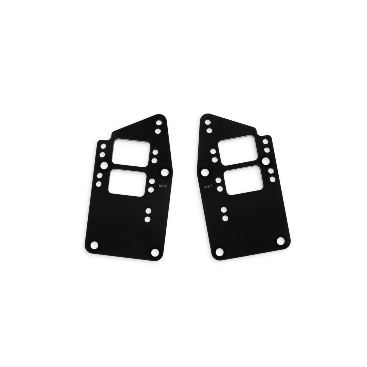 GM LT Gen V to Small Block/Big Block Chevy Motor Mount Adapter Plates - Black