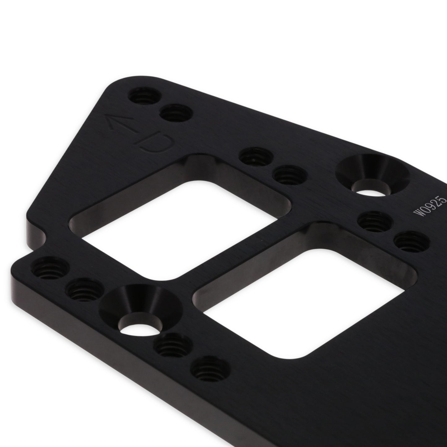 GM LT Gen V to Small Block/Big Block Chevy Motor Mount Adapter Plates - Black