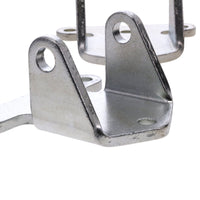 Chevy V8 1/4" Thick Solid Steel Engine Mounts - Natural