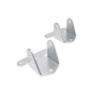 Chevy V8 3/16" Thick Solid Steel Engine Mounts - Natural