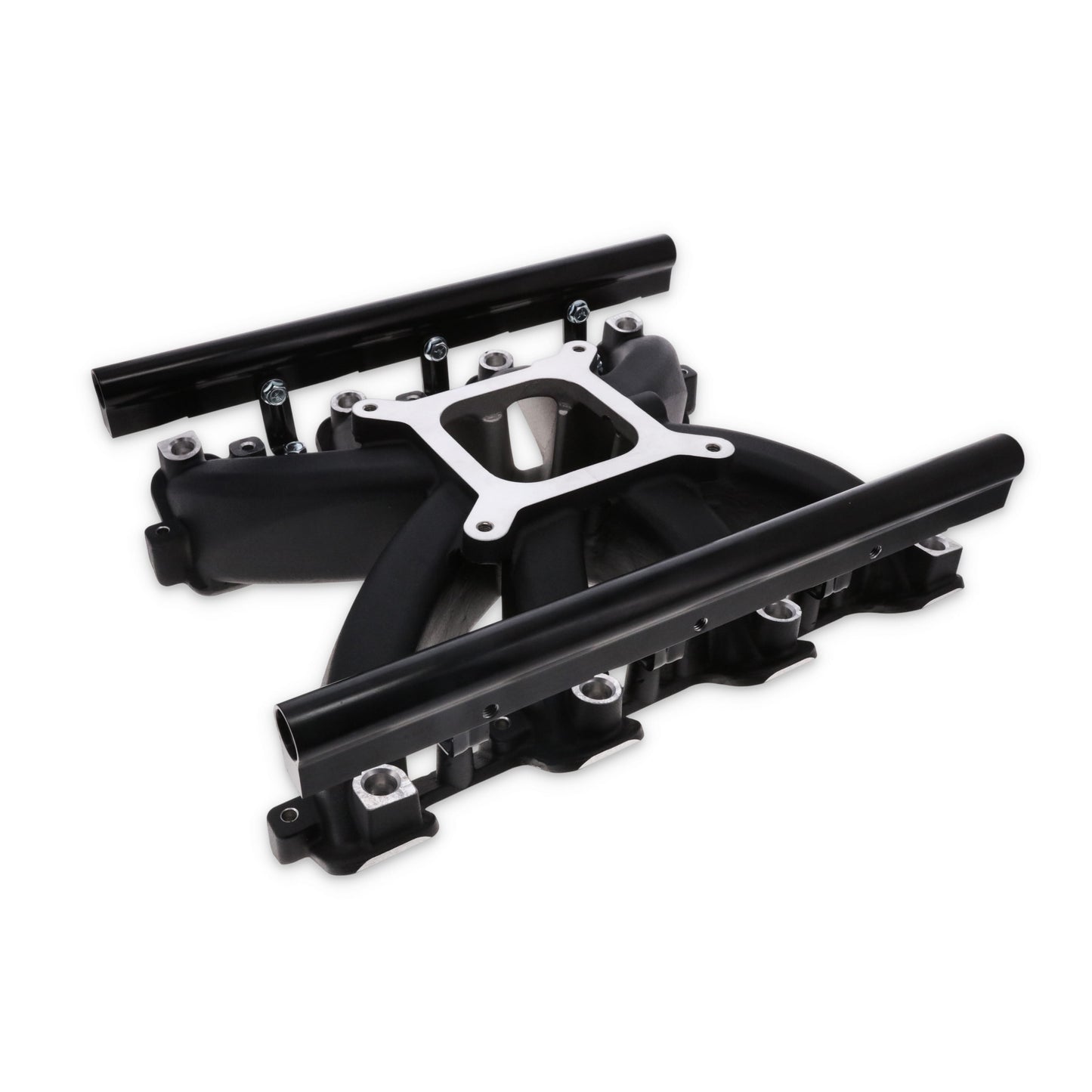 GM LS Rectangle Port EFI Single Plane Aluminum Intake Manifold - Black