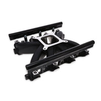 GM LS Rectangle Port EFI Single Plane Aluminum Intake Manifold - Black