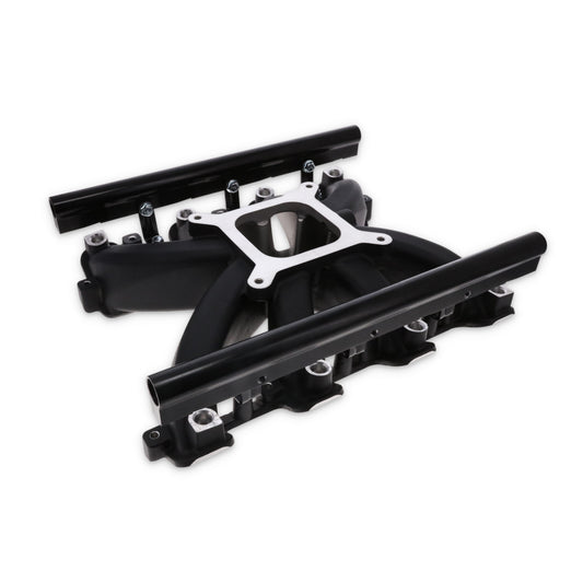 GM LS Rectangle Port EFI Single Plane Aluminum Intake Manifold - Black