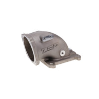 GM LS 104mm Cast Aluminum Throttle Body Elbow with 4150 Flange - Satin