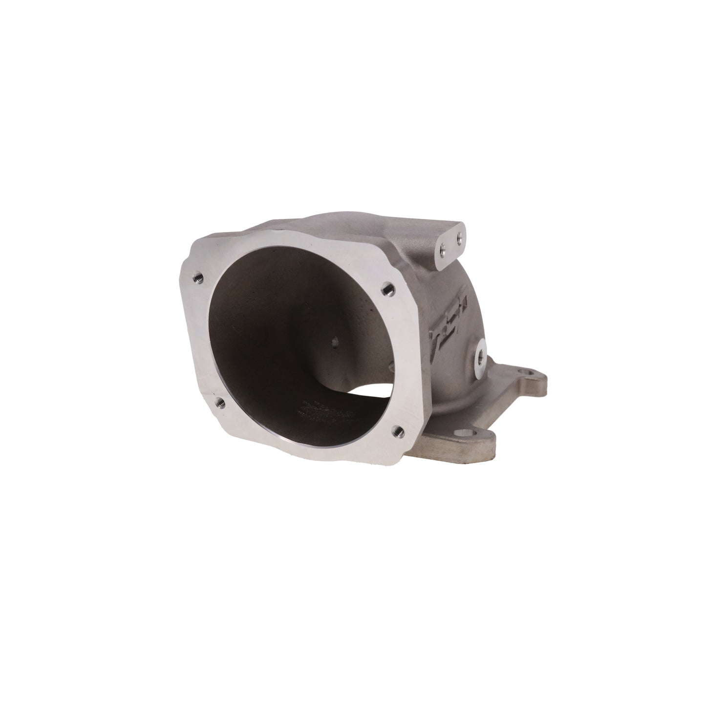 GM LS 104mm Cast Aluminum Throttle Body Elbow with 4150 Flange - Satin