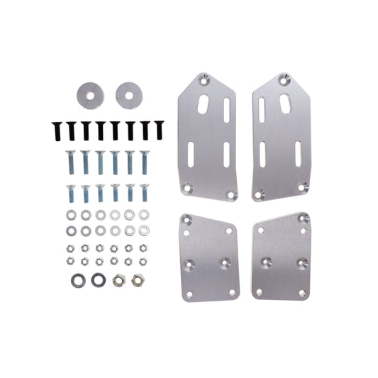 GM LS to Ford Fox Body Natural Motor Mount Adapter Plates