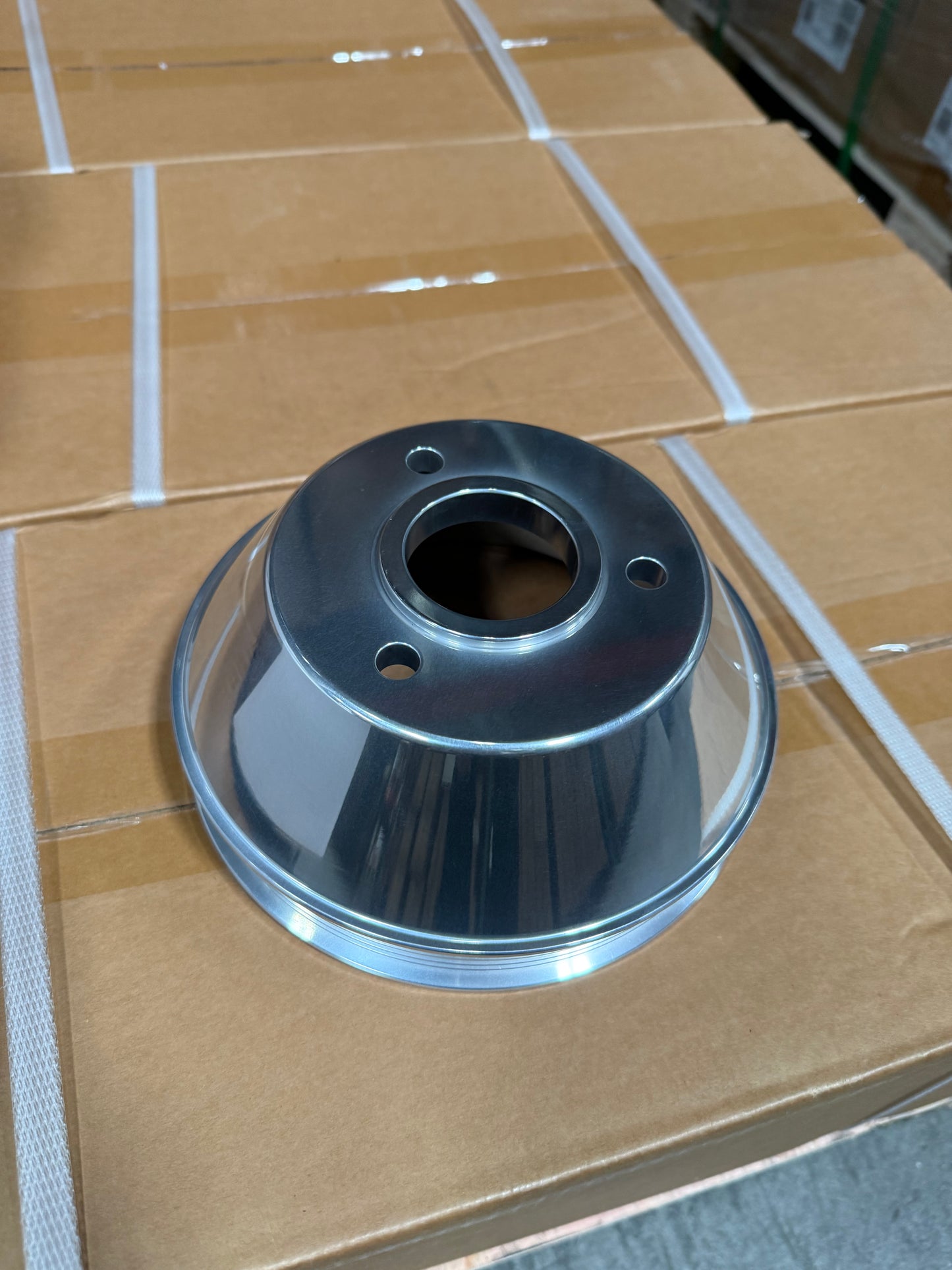 LS Serpentine Front Drive Kit Crankshaft Pulley - Polished