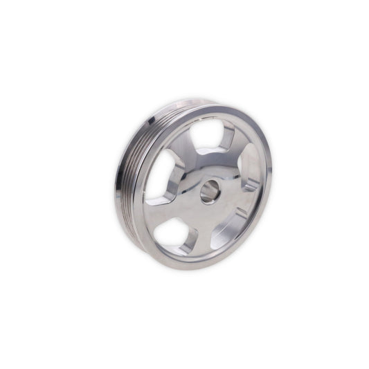 LS Press-on Power Steering Pulley for TSP 81200 Serpentine Front Drive Kit - Polished