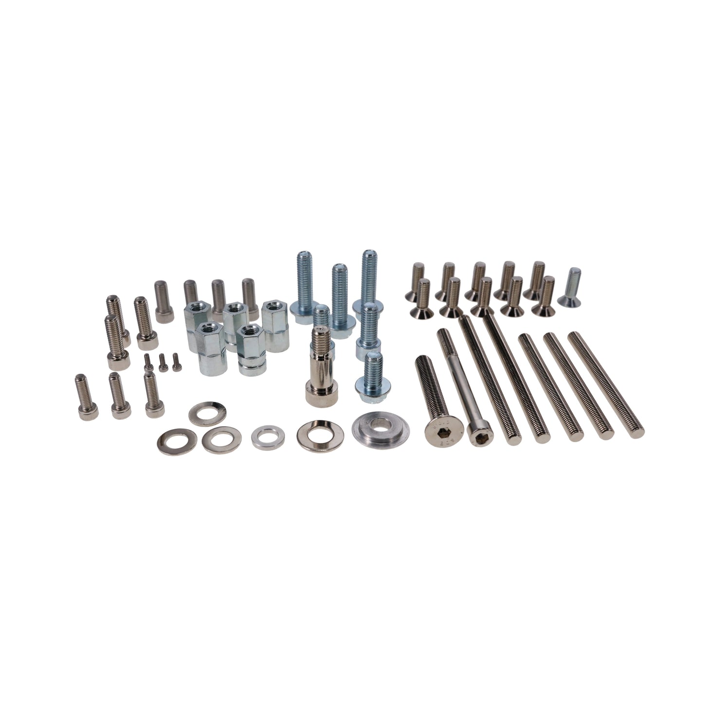 V Series GM LS Serpentine Front Drive System Brackets, Pulleys, and Belt Tensioner - Polished