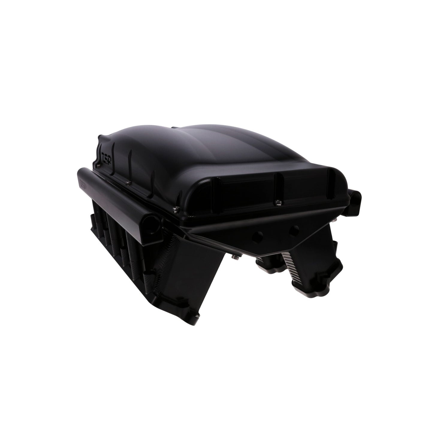 GM LS Rectangle Port V Series Billet Aluminum Hi-Rise Intake - Black