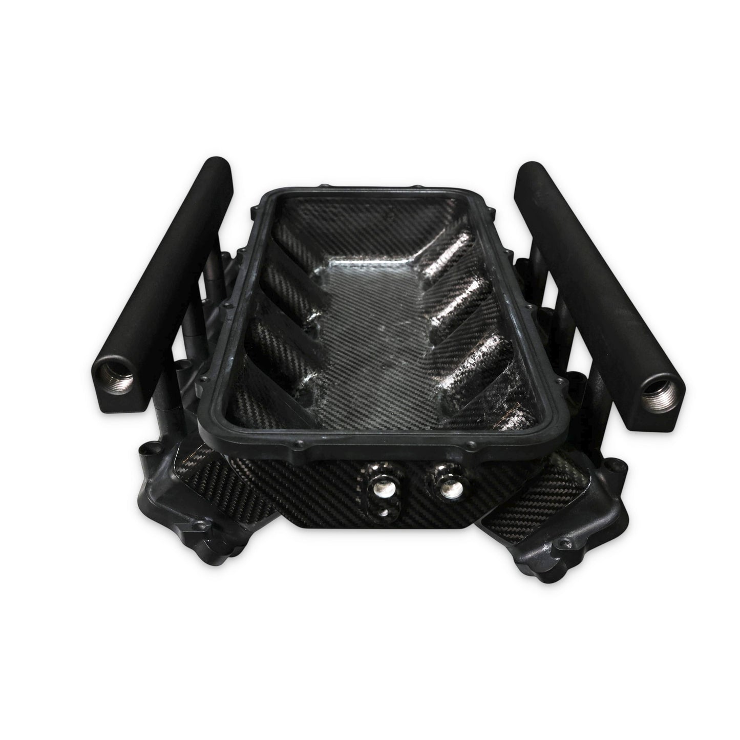 GM LS Gen III Cathedral Port Carbon Fiber Low-Rise Intake Manifold
