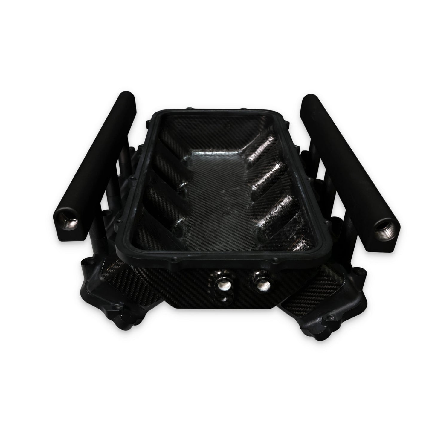 GM LS Gen IV Rectangle Port Carbon Fiber Low-Rise Intake Manifold