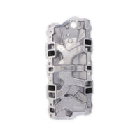 Chevy Small Block Carbureted Dual Plane Aluminum Intake Manifold - Polished