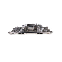 Chevy Small Block Vortec Carbureted Aluminum Dual Plane Intake Manifold - Polished
