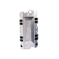 Chevy Small Block Carbureted Dual Plane Air Gap Aluminum Intake Manifold - Polished