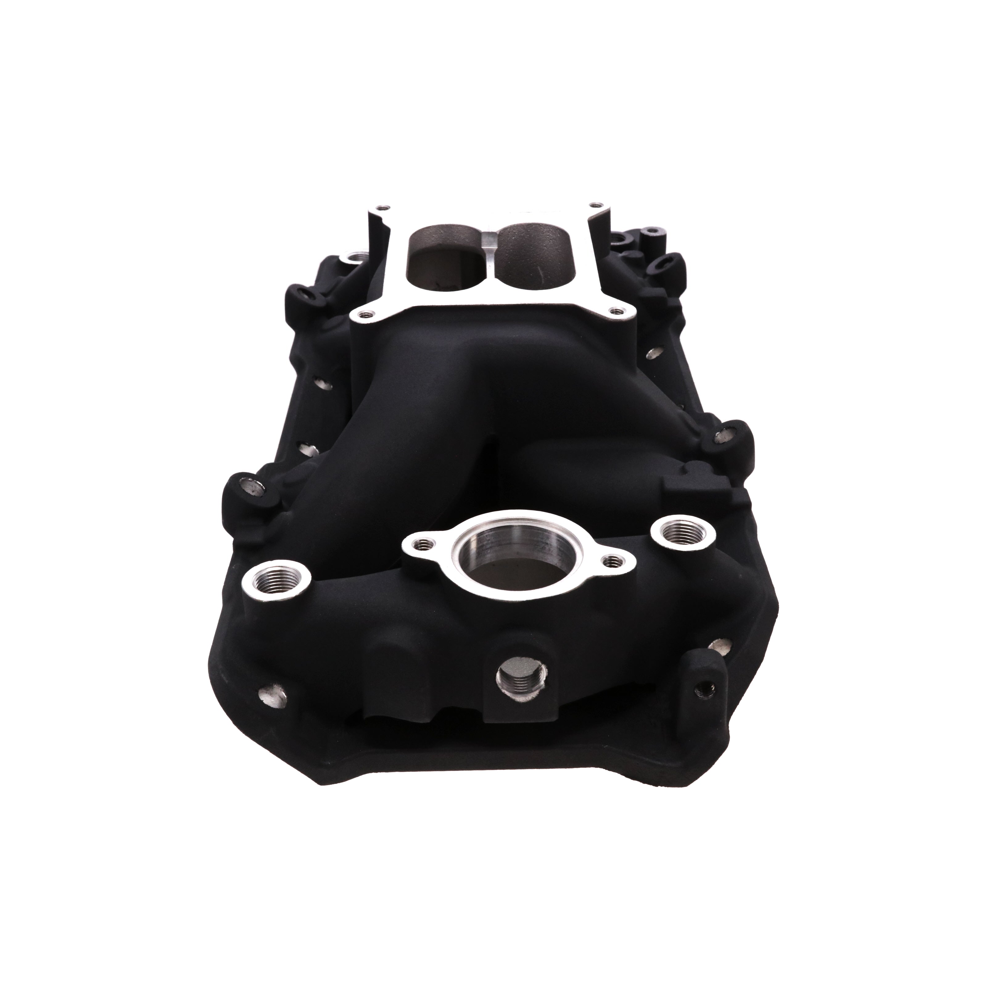 Chevy Big Block V8 Dual Plane Aluminum Intake Manifold - Black