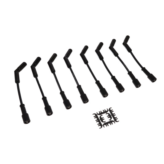 Ford Godzilla 7.3L 8.5mm Ignition Wires with 135 Degree Ceramic Boots - Black