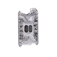Ford 351W Carbureted Aluminum Dual Plane Intake Manifold - Polished