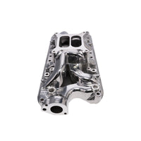 Ford Small Block Carbureted Polished Aluminum Dual Plane Air Gap Intake Manifold