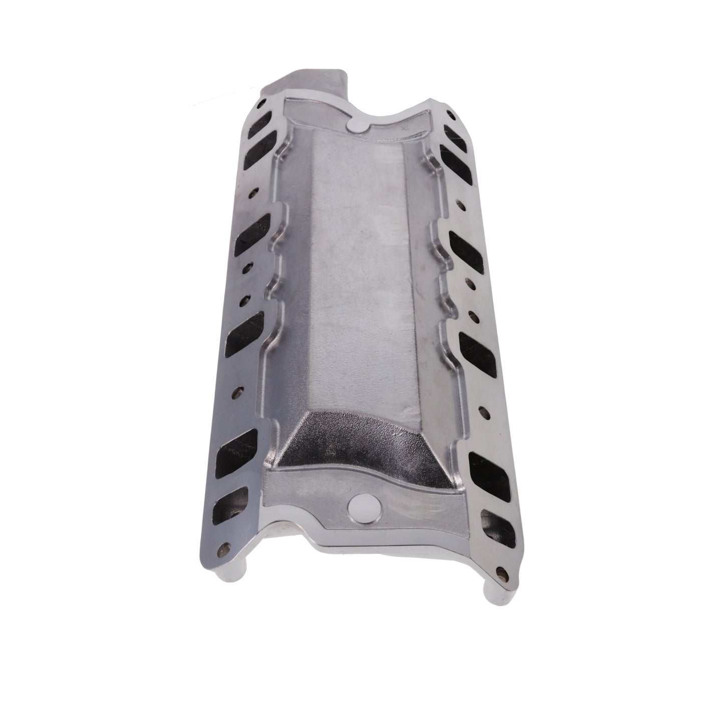 Ford Small Block Carbureted Polished Aluminum Dual Plane Air Gap Intake Manifold