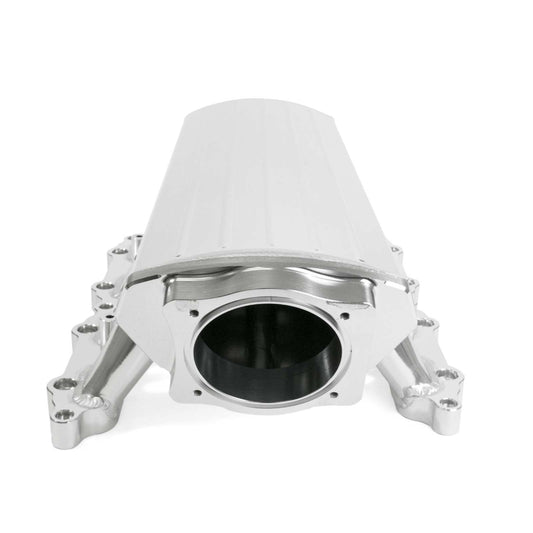 Velocity Ford 5.0L Coyote EFI Fabricated Aluminum Sheet Metal Intake Manifold - Clear Anodized