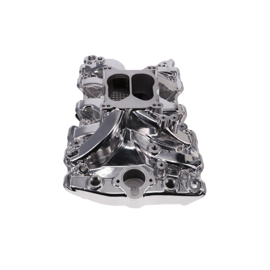 Oldsmobile Small Block V8 Dual Plane Aluminum Intake Manifold - Polished