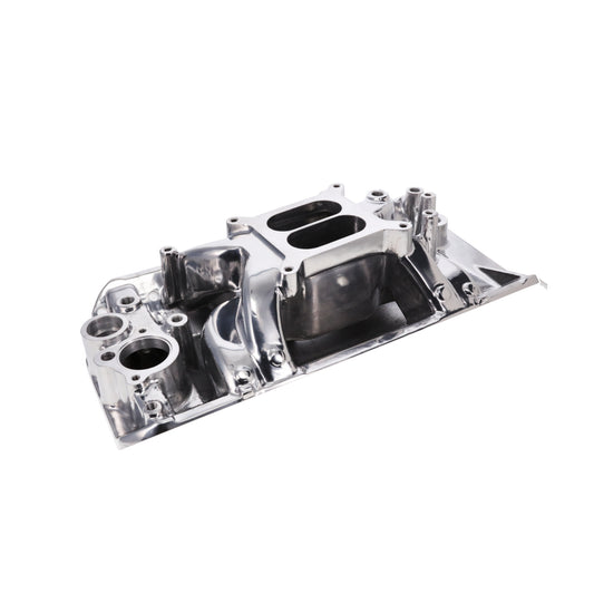 AMC V8 Dual Plane Air Gap Aluminum Intake Manifold - Polished