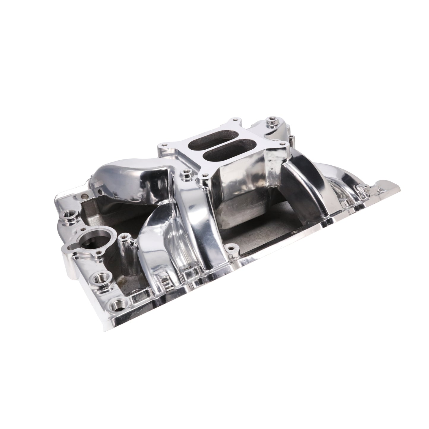 Oldsmobile Big Block V8 Dual Plane Air Gap Aluminum Intake Manifold - Polished
