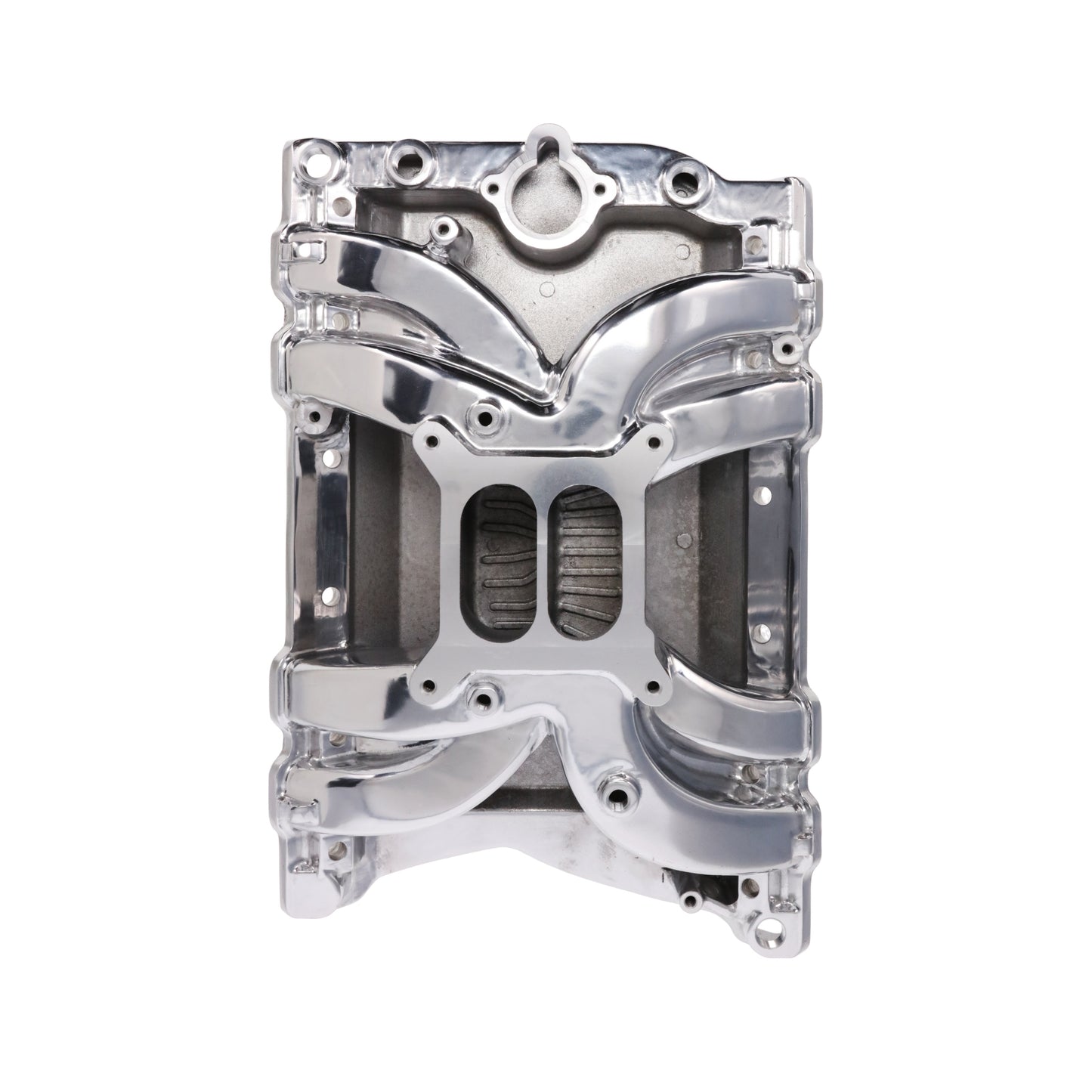 Oldsmobile Big Block V8 Dual Plane Air Gap Aluminum Intake Manifold - Polished