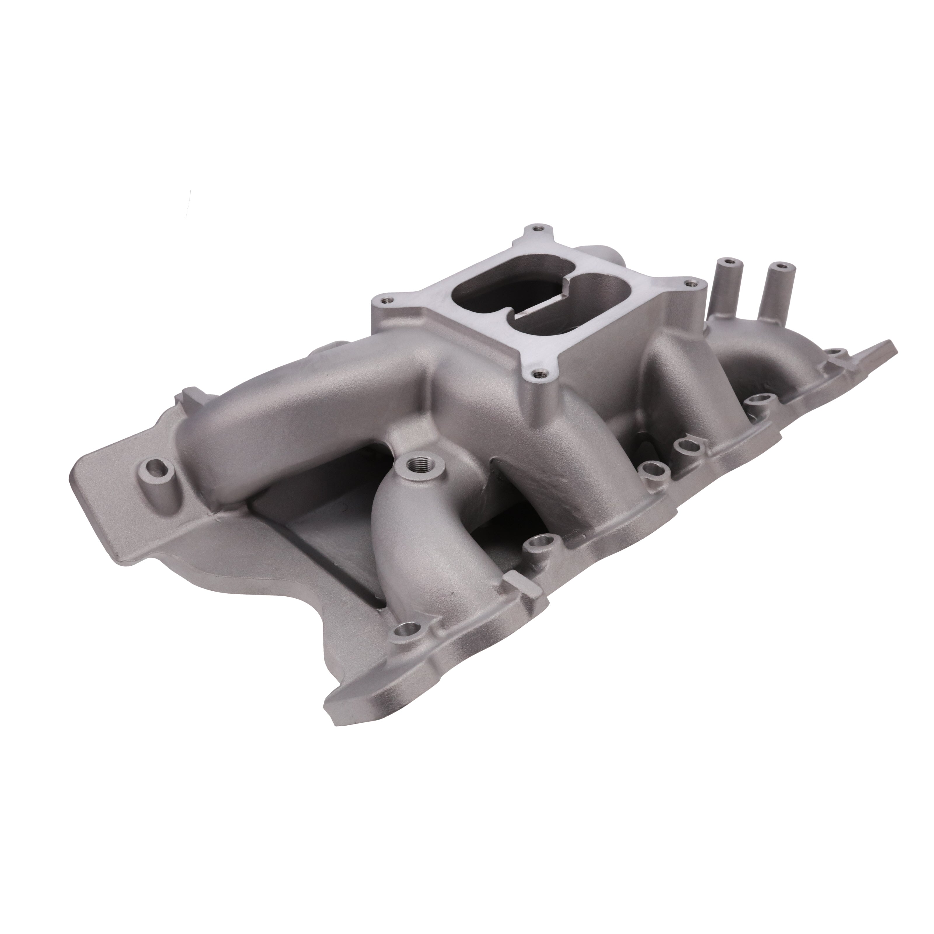 Ford 351C V8 2V/4V Dual Plane Aluminum Intake Manifold - Satin