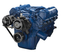 Ford 351C Serpentine System - Alternator Only - Black