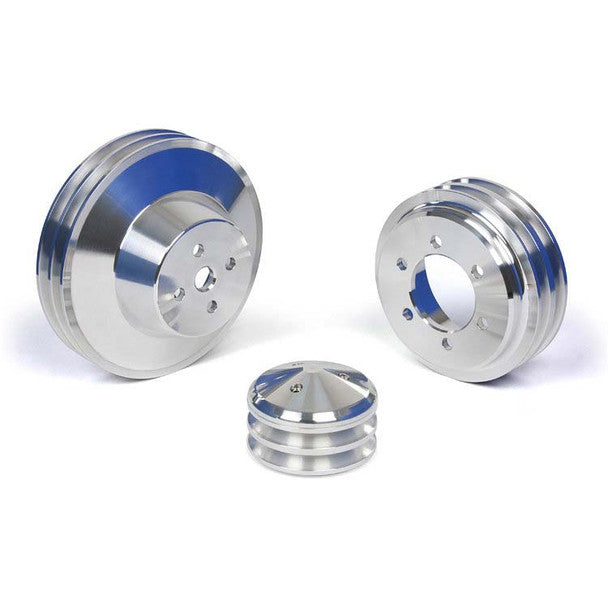 Buick 400 - 455 Pulley Kit 3V (Short Water Pump)