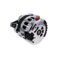 GM CS130 Style 160 Amp Alternator with V-Belt Pulley - Chrome