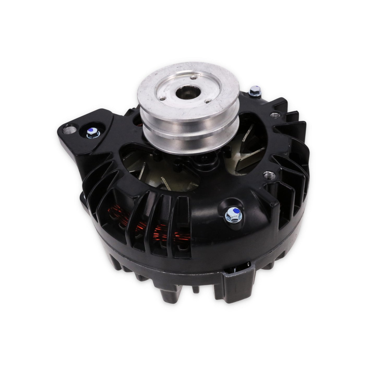 Chrysler 100 Amp Alternator with V-Belt Pulley - Black