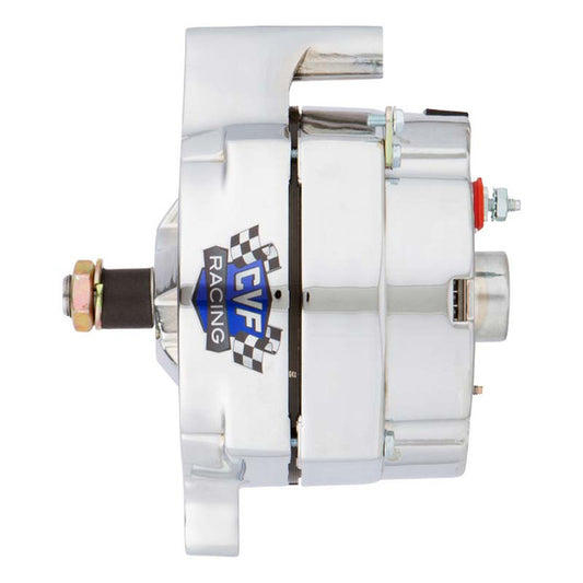 Ford 1 Wire Alternator - Chrome Plated