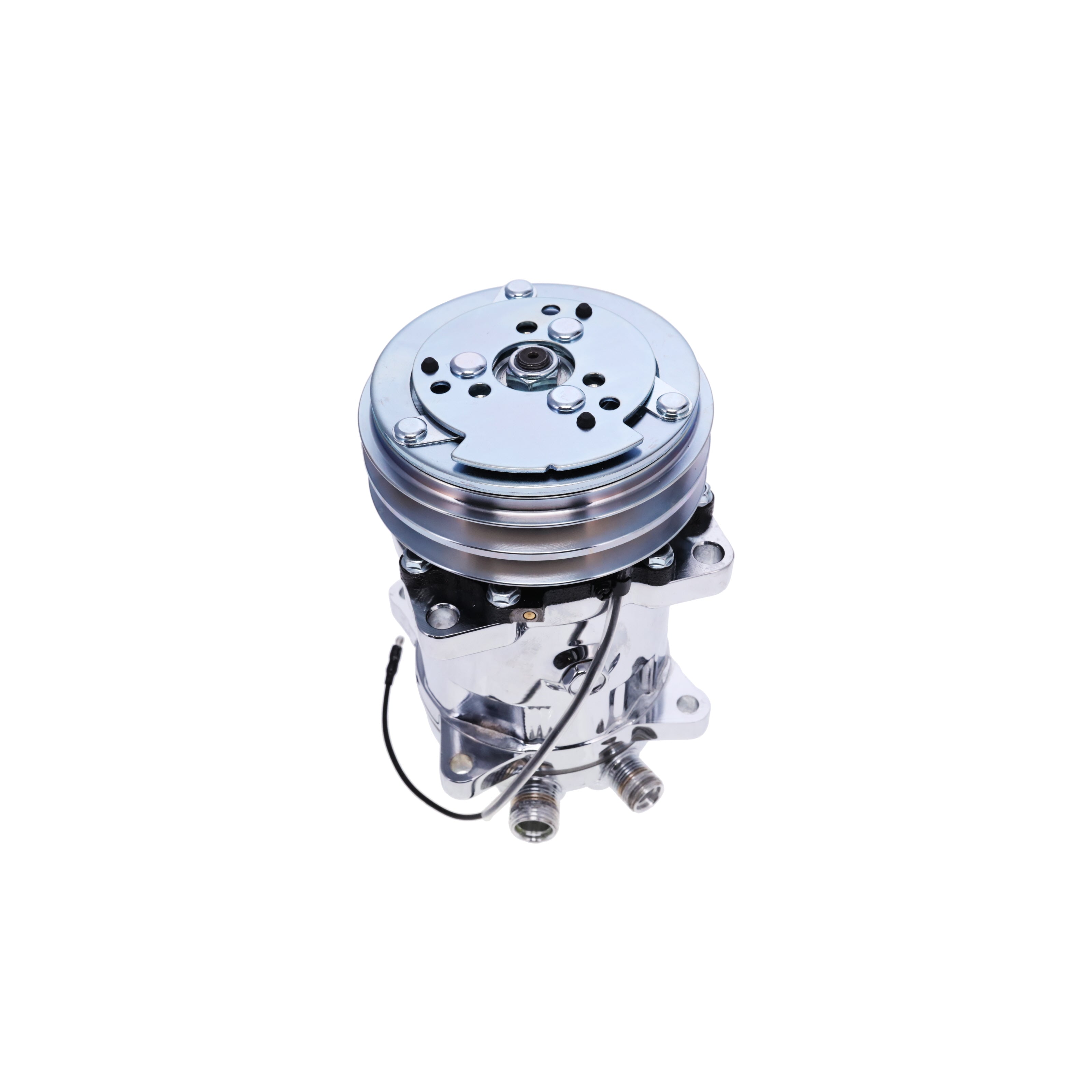 Sanden 508 Style Silver Clutch V-Belt A/C Compressor – Top Street