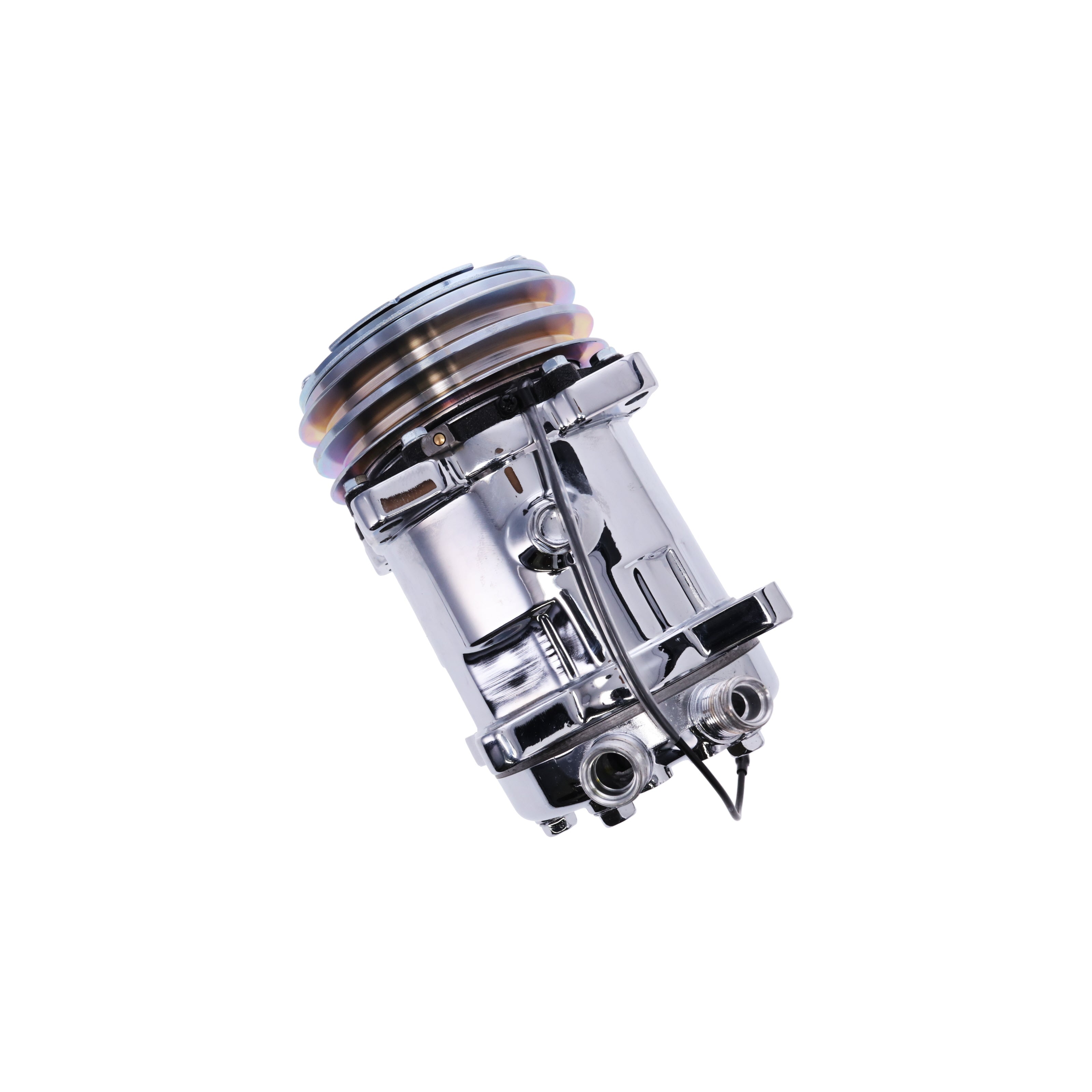 Sanden 508 Style Silver Clutch V-Belt A/C Compressor – Top Street