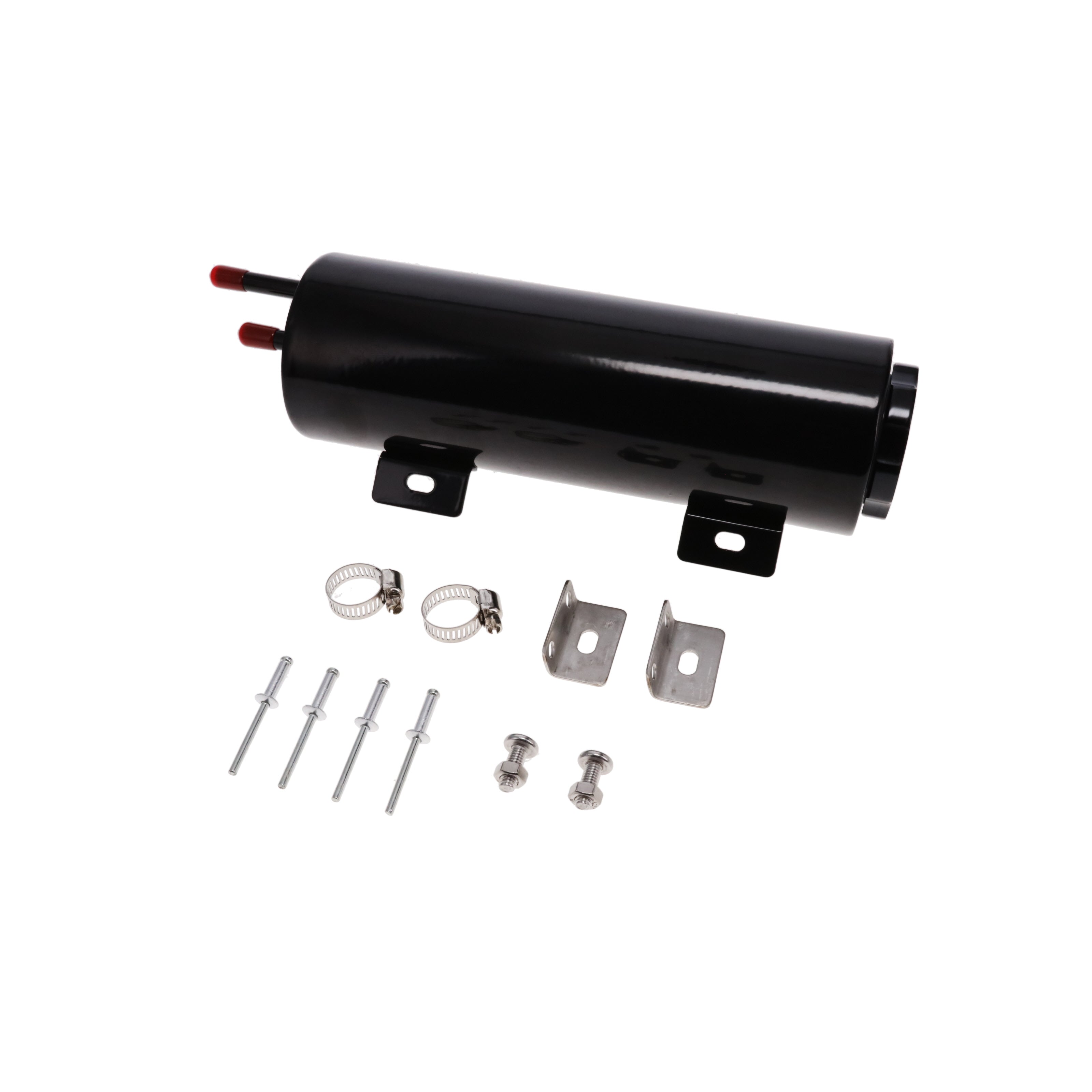 3” x 9” Stainless Steel Overflow Tank - Black – Top Street Performance