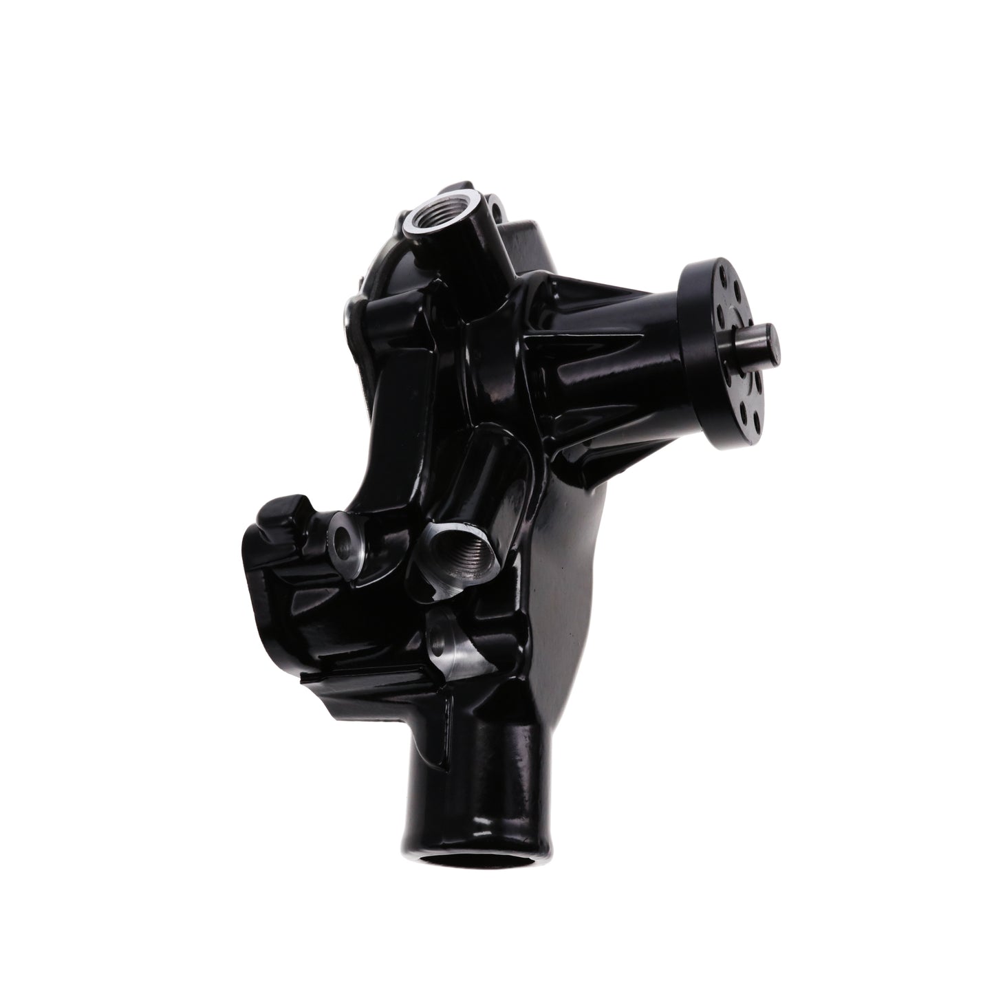 Chevy Small Block Short-Style High-Flow Mechanical Water Pump - Black