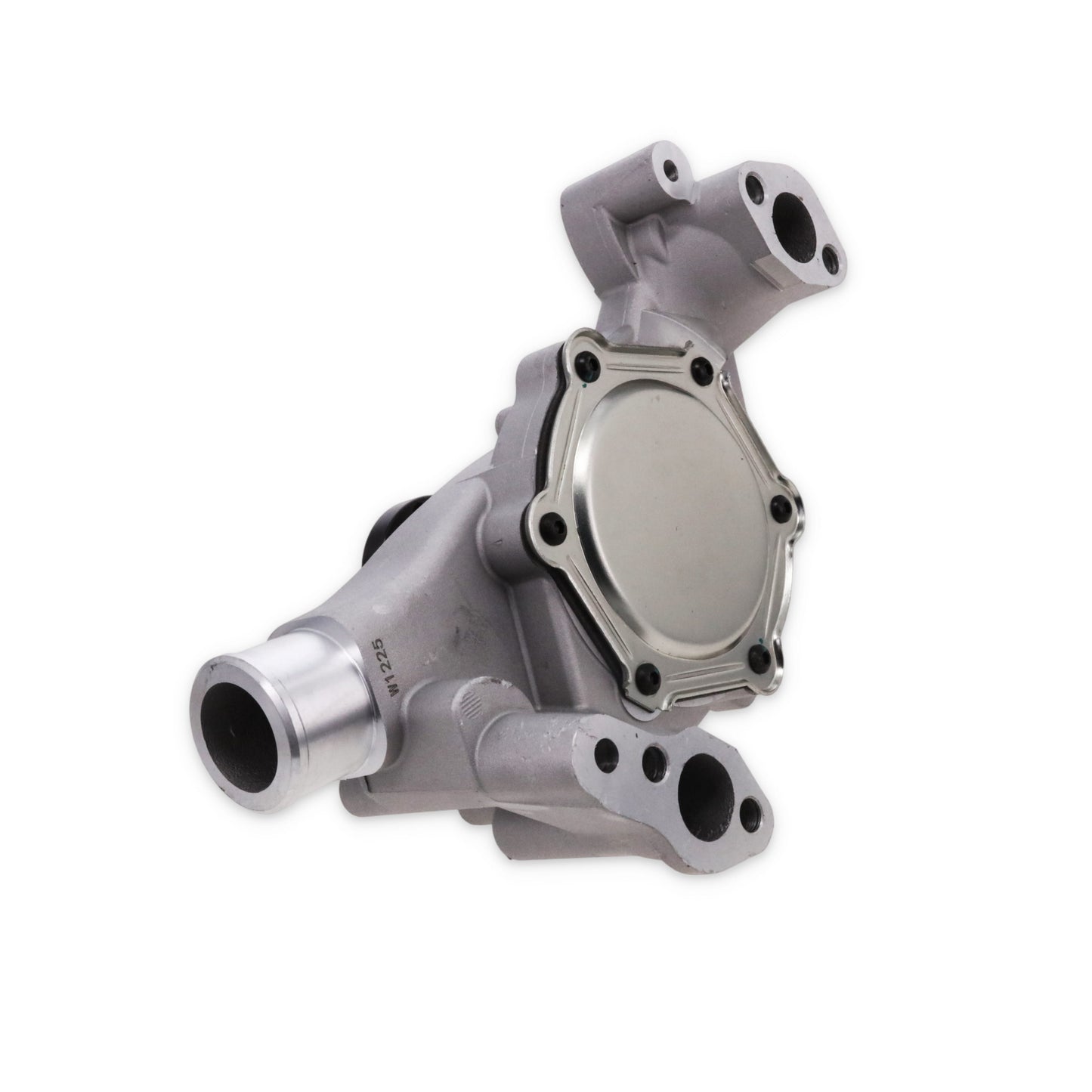 Chevy Small Block Long-Style Reverse Rotation High-Flow Mechanical Water Pump - Satin